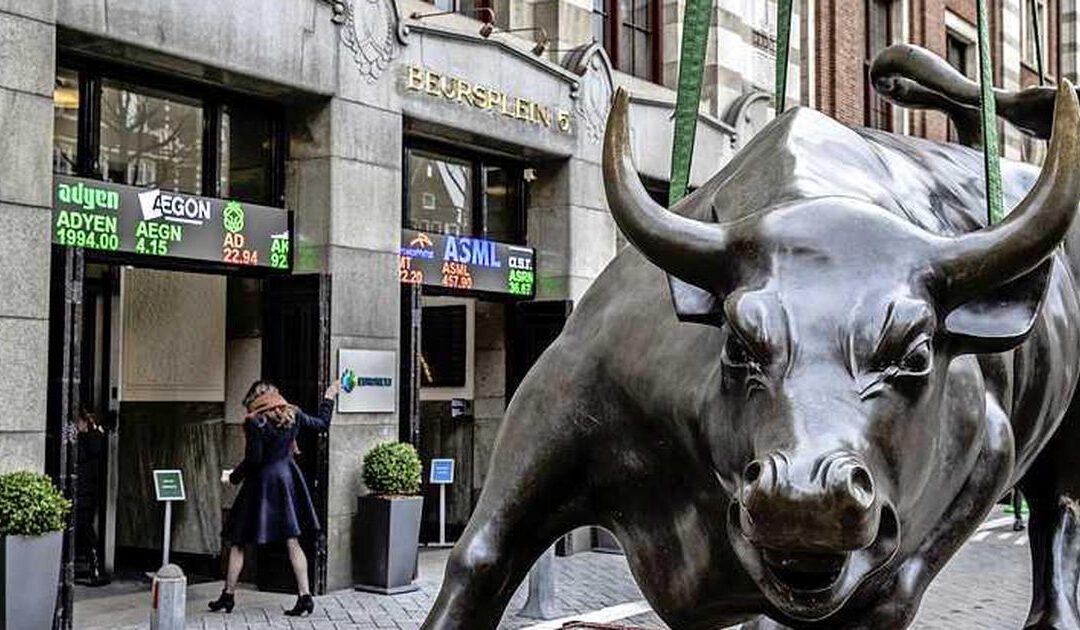 Beursblog: AEX richting 800 punten, Wall Street houdt voeten niet droog