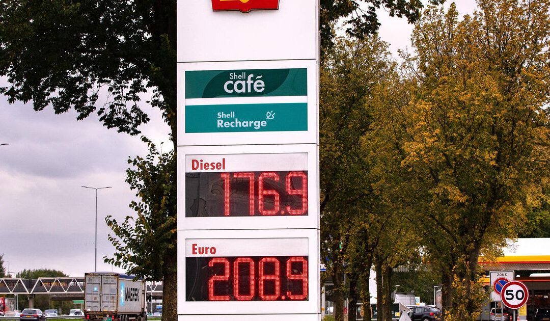 Benzineprijs gaat richting 2,10 euro