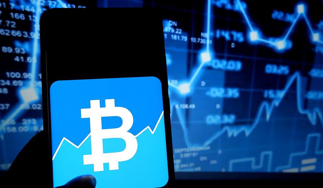 Cryptomunt bitcoin stort met 15% in vanaf piek